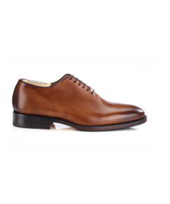 Richelieu homme TABAK semelle cuir avec patin - PETER PATIN
