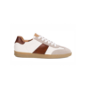Baskets de ville blanches et cognac - MOLKA